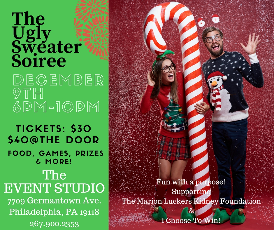 Rock your Ugliest Sweater & Join Us: December 9th CANCELED
