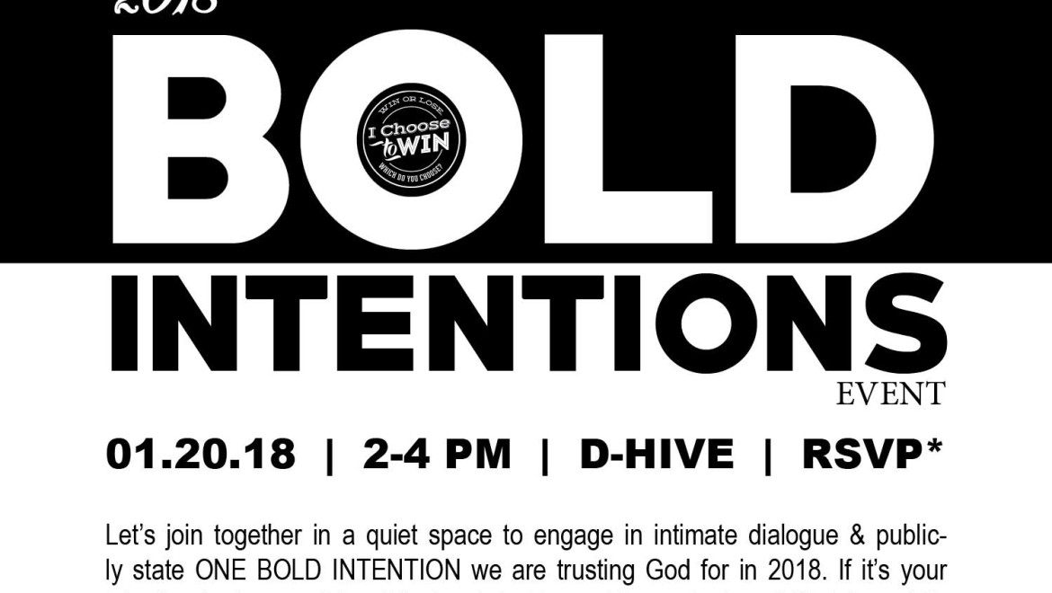 2018 BOLD INTENTIONS Event